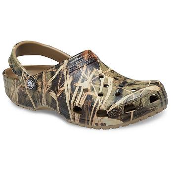 Crocs Classic Realtree V2 Clog Olivovo Zelene - Damske Dreváky